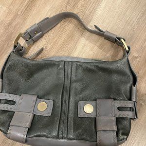 Michael Kors Gray Leather Purse
